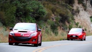 Ford Focus ST vs MazdaSpeed3 Review  Everyday Driver [upl. by Dmitri]