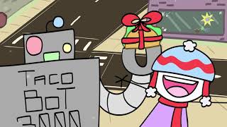 Merry Christmas From TacoBot  Parry Gripp  Animation by Boonebum [upl. by Ydoc326]