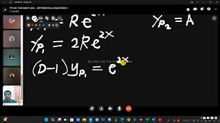 Lecture on Differential Equation Solving Nonhomogeneous DE using Method of Undetermined Coefficient [upl. by Norb]