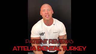 PATIENT REVIEW  IMPLANT  CROWN  ATTELIA DENTAL TURKEY [upl. by Sheley612]