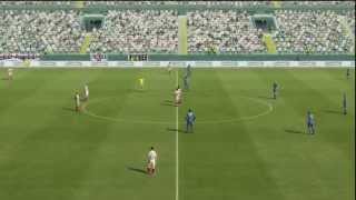 AC Ajaccio  SC Bastia 12 PES 2013  Ligue 1 20122013 9ème Journée  CPU Vs CPU [upl. by Lodge]