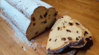 Quarkstollen mit Rosinen Quark stollen with raisins [upl. by Cornia541]