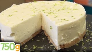 Recette de Cheesecake au citron vert sans cuisson  750g [upl. by Meares]