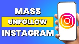 How To Mass Unfollow On Instagram 2024 Updated [upl. by Eirolam841]