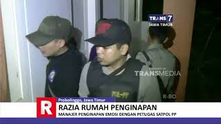 Razia Rumah Penginapan Pemilik Rumah Bentrok Dengan Satpol PP [upl. by Alhan]