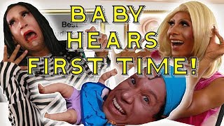 Baby Hears First Time [upl. by Aerdnna177]