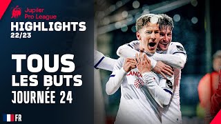 TOUS LES BUTS ⚽🚀 Jupiler Pro League Highlights GD24 [upl. by Enirod]