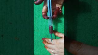 😍 How to make Injection 💉Syringe Mehndi Cone youtube shorts [upl. by Curzon]