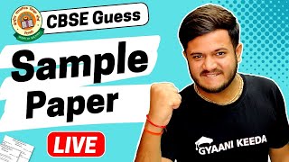 CBSE Final Sample Paper class 10 maths  Gyanni Keeda  Deepak Sir [upl. by Deborath678]