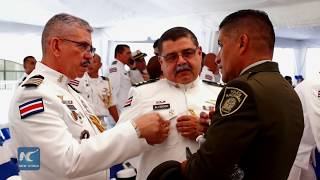 Costa Rica opens China funded Police Academy [upl. by Wyne]