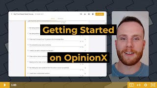 How to use OpinionX 60 Seconds Explainer [upl. by Aiseneg]