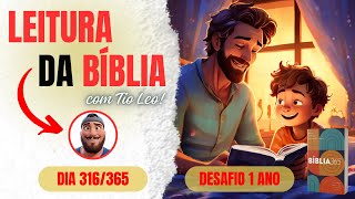 📒 ✝️ Leitura da Bíblia TODA em 1 ano  Bíblia 365 NVI  12 de Novembro  dia 316365 [upl. by Bagger729]