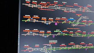 Canadian National Matteson Derailment ATCS View [upl. by Sheehan88]