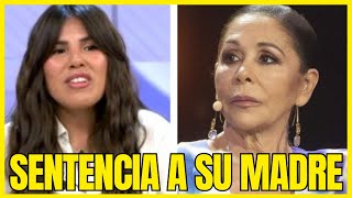 🚨¡POR ESTE MOTIVO NO PERDONA A SU MADRE  ISA PANTOJA HUNDE A ISABEL PANTOJA OTRA VEZ [upl. by Beane]