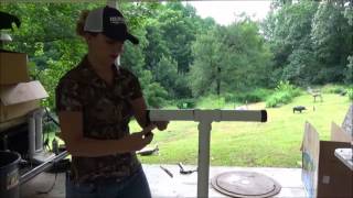 DIY PVC Bow and Target Holder with Kenzie [upl. by Moyer]