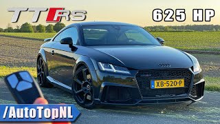 625HP AUDI TT RS  REVIEW on AUTOBAHN NO SPEED LIMIT by AutoTopNL [upl. by Collum]