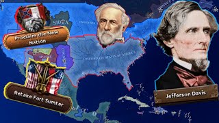 HOI4 End of a New Beginning  Victorian American Civil War Confederate South [upl. by Alyad]