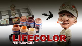 PAINTING FIGURES FACES STEP BY STEP WITH LIFECOLOR [upl. by Lynelle]