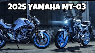 2025 Yamaha MT03 New Taillight Design [upl. by Oberstone]