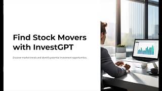 Find Stock GainersLosers with InvestGPT [upl. by Anifesoj]