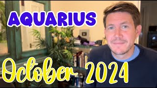 Aquarius October 2024 Horoscope [upl. by Rock595]