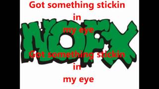 Stickin In My Eye Lyrics [upl. by Romito]