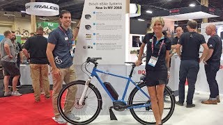 2018 Bosch Electric Bike Updates from Interbike Active Line Plus eShift PowerTube 500 [upl. by Sudnak]