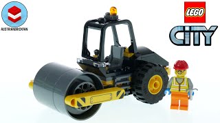 LEGO City 60401 Construction Steamroller – LEGO Speed Build Review [upl. by Keram795]