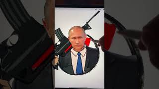 Casual drawing of Putin the Great Putin’s black suitcase drawing [upl. by Kerekes]