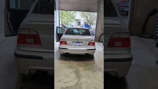 E39 M5 Cold Start  Full Unicorn Exhaust with Dinan Mufflers [upl. by Ulah535]