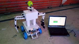 Self Defense robot using Arduino and visual studio [upl. by Nehtanoj]