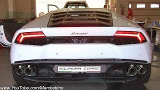 Lamborghini Huracan Loud Exhaust Sounds [upl. by Newg]