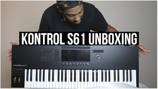 Kontrol S61 Unboxing New Keyboard From Native Instruments Kontrol SSeries MK3 [upl. by Mahmoud]