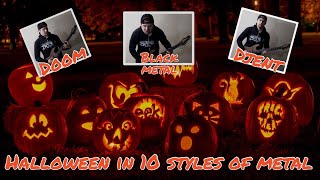 Halloween in 10 styles of metal [upl. by Oiceladni272]