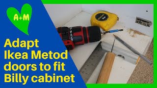 How I fitted Ikea Metod doors to a Billy cabinet [upl. by Noeht]