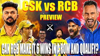 𝐋𝐀𝐒𝐓 𝐃𝐀𝐍𝐂𝐄 IPL Chennai Super Kings vs Royal Challengers Bangalore Preview  CSKvsRCB  Pdoggspeaks [upl. by Kerr]