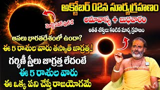 Chandra Grahanam 2024  సూర్య గ్రహణం 2024  SOLAR Eclipse 2024 DateampTime  Tirapathi Murthy Avadani [upl. by Valery846]