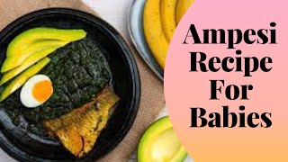 Ghanaian Baby Food  Cooking Ampesi For My 7Month Old Baby  Healthy Ghanaian Meals For Babies [upl. by Llenehs925]