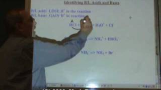 Chemistry Tutorial 114a Bronsted Lowry Theory Of Acids And Bases [upl. by Derward]