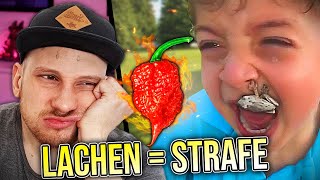 ZU VIEL LACHEN  SCHÄRFSTE CHILLI DER WELT ESSEN🤣  Try not to laugh Challenge [upl. by Eizle]