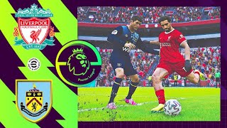 Liverpool vs Burnley Premier League EFOOTBALL PES [upl. by Jorgensen442]