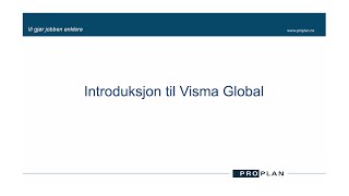 Visma Global  En kort introduksjon [upl. by Samuela]