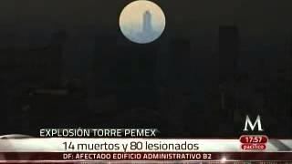 Momento en que explotó Torre de Pemex [upl. by Nalorac478]