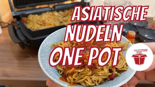 Asiatische Nudeln One Pot im OptiGrill in der Backschale [upl. by Whitnell]