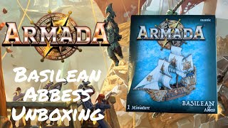 Kings of War Armada Basilean Abbess unboxing Mantic Games [upl. by Sage]