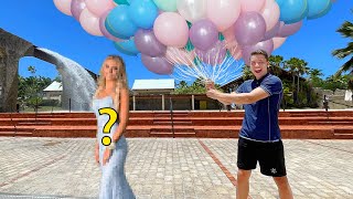 Asking my Crush to PROM with 10000 Balloons [upl. by Ennalorac]