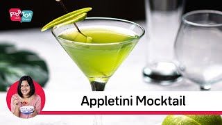 Appletini Mocktail Recipe At Home  Easy Appletini Mocktail  Quick And Easy Drink Recipe [upl. by Nnoj151]