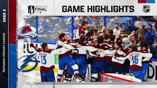 Cup Final Gm6 Avalanche  Lightning 626  NHL Playoffs 2022 [upl. by Biddick718]