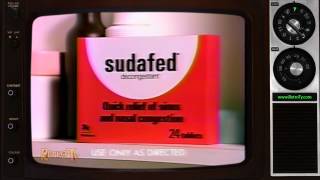 1989  Sudafed  For People on The Go Morning amp Night [upl. by Notnel]