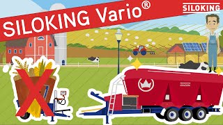 SILOKING Vario® ERKLÄRT  Das NEUE SILOKING Stufenlosgetriebe für gezogene Futtermischwagen [upl. by Lorsung370]